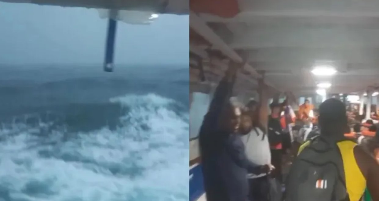 Imagem de Passageiros vivem momentos de tensão na travessia para Mar Grande