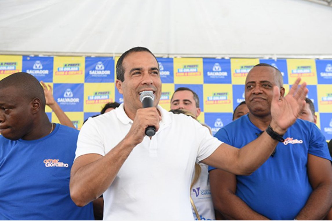 Imagem de Real Time Big Data/Record: Bruno Reis lidera intenções de votos em todos os cenários