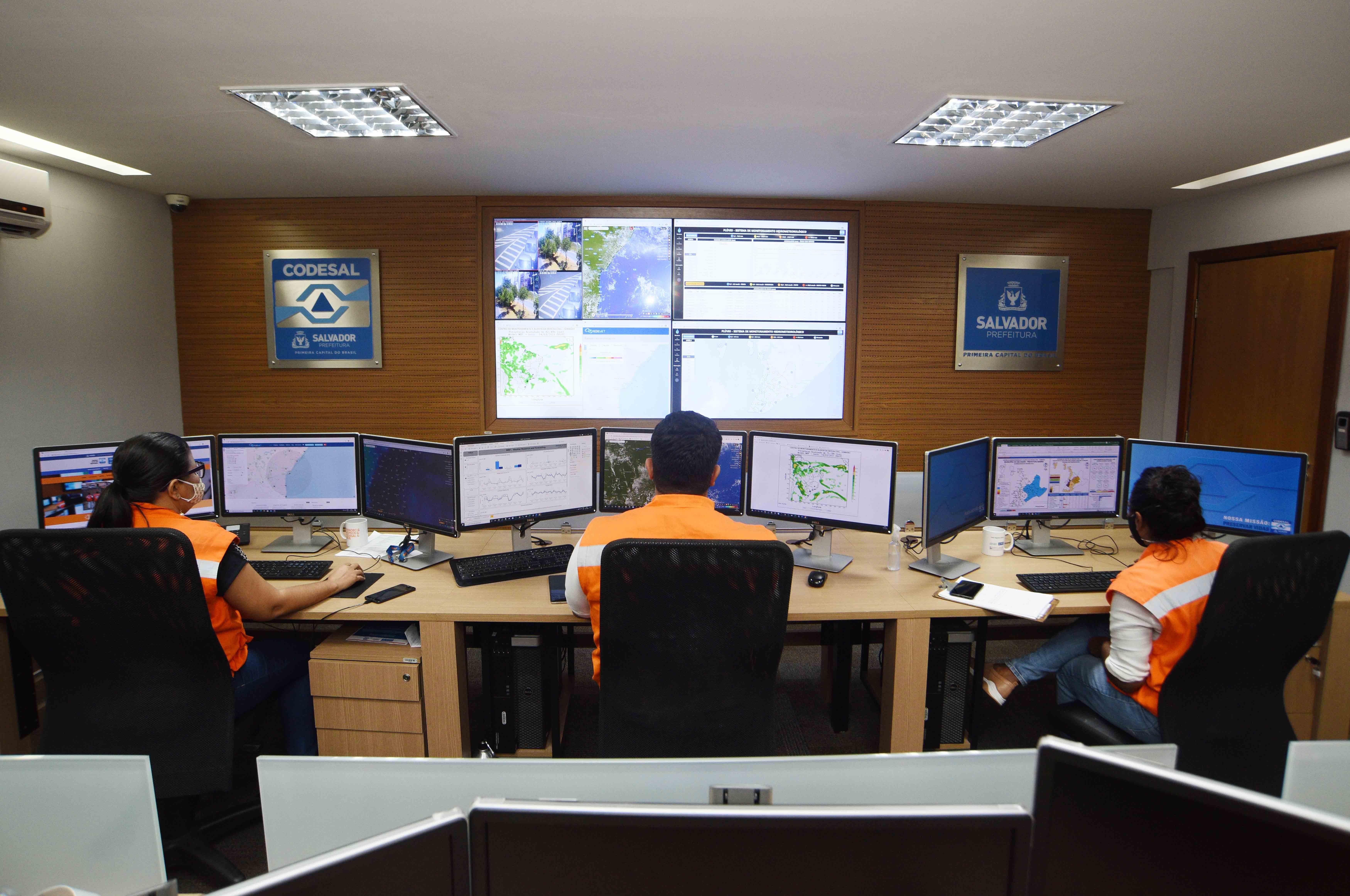 Imagem de Zona de Convergência do Atlântico Sul (ZCAS) e sistema de baixa pressão causam fortes chuvas em Salvador