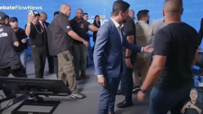 Imagem de Assessor de Pablo Marçal é preso após agredir marqueteiro de Ricardo Nunes em debate no Flow