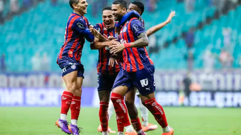 Imagem de Bahia vence o Internacional em jogo atrasado, sobe para quinto e encosta no G-4