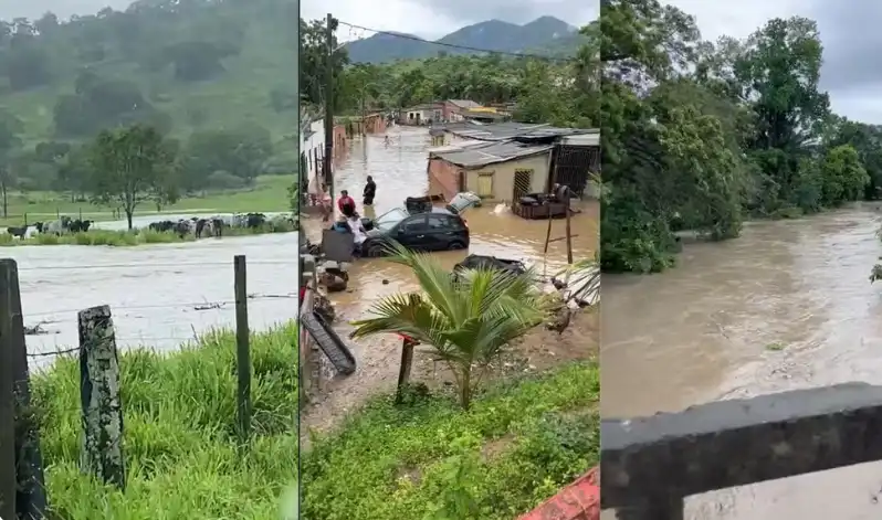 Imagem de Bahia tem novos alertas laranja e amarelo de chuvas emitidos pelo Inmet; confira listas de cidades com mais riscos de alagamentos