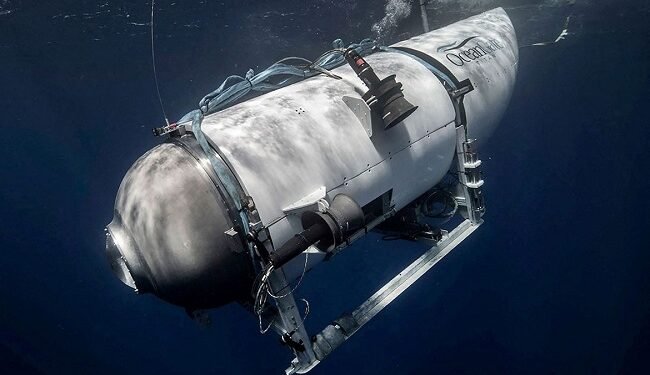 Imagem de Sistema ultra secreto da Marinha dos EUA captou a implosão do submarino Titan