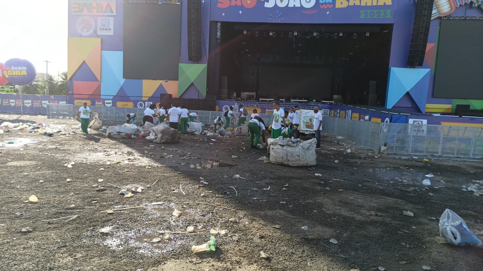 Imagem de Projeto apoiado pela Sema recolhe mais de 36 toneladas de material recicláveis durante os festejos juninos na Bahia